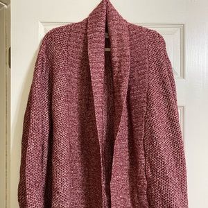 Rust color sweater Cardigan from Ava & Viv 3x